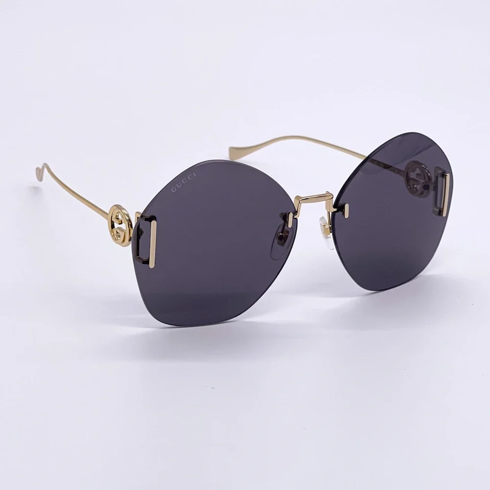 NEW GUCCI GG1203S 002 ROUND WOMEN SUNGLASSES GUCCI GG1203S